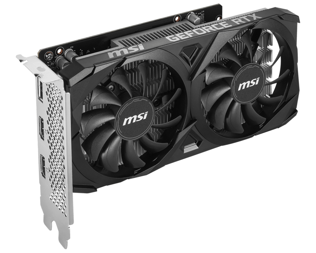 MSI GeForce RTX 3050 Ventus 2X OC 6GB GDDR6 96-bit Gaming Graphics Card