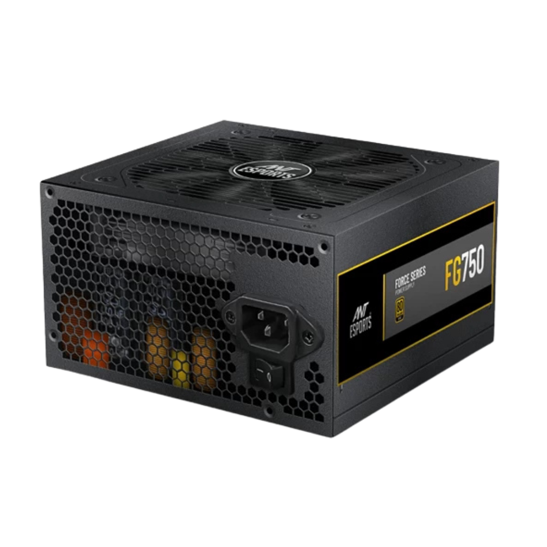 Ant Esports FG750 SMPS - 750 Watt 80 Plus Gold Certification PSU with Active PFC