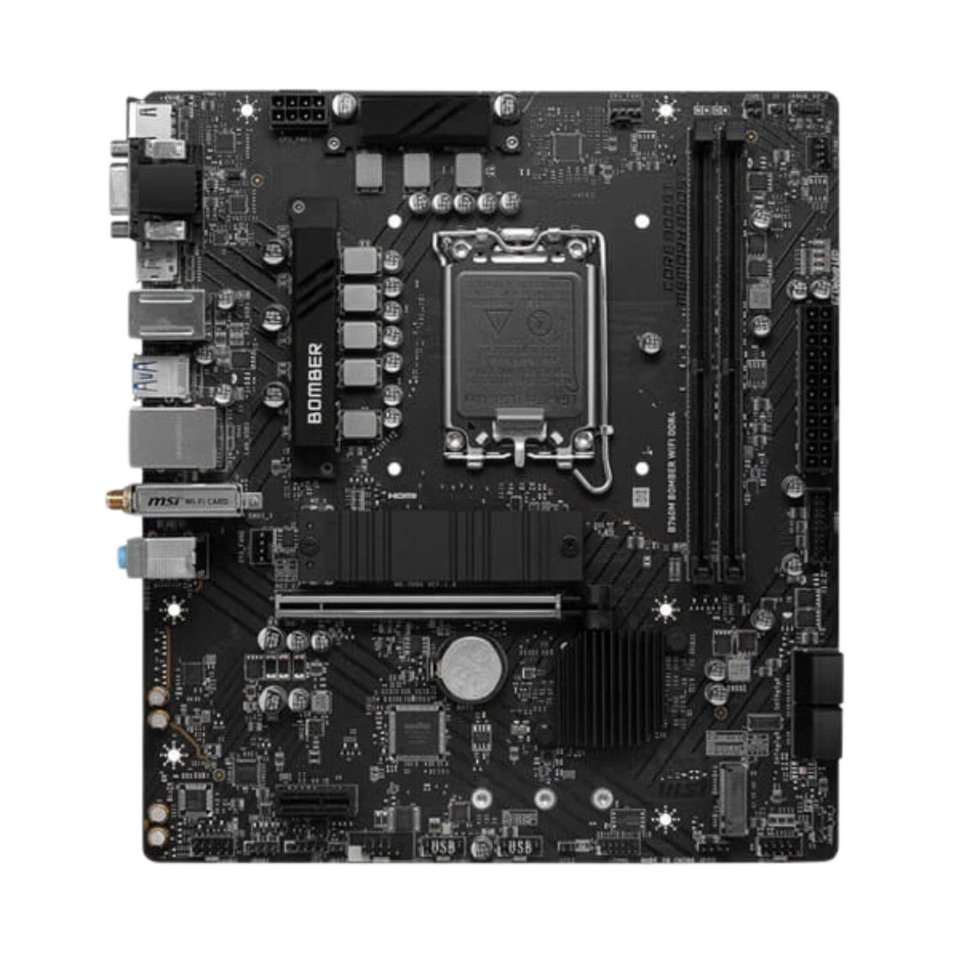 MSI B760M Bomber WIFI DDR4 Motherboard