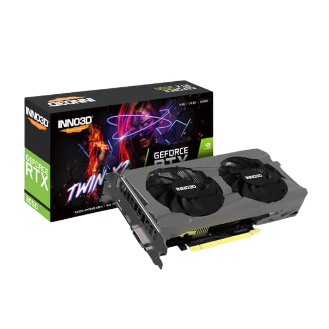 Inno3d GeForce RTX 3050 Twin X2 6GB GDDR6 96-bit Gaming Graphics Card