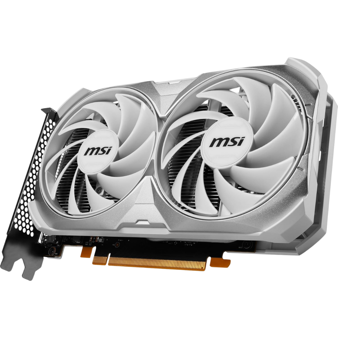 MSI GeForce RTX 4060 Ventus 2X White OC 8GB GDDR6 128-bit Gaming Graphics Card