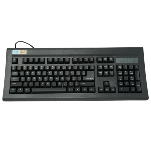 TVS ELECTRONICS USB Gold Keyboard (Black)