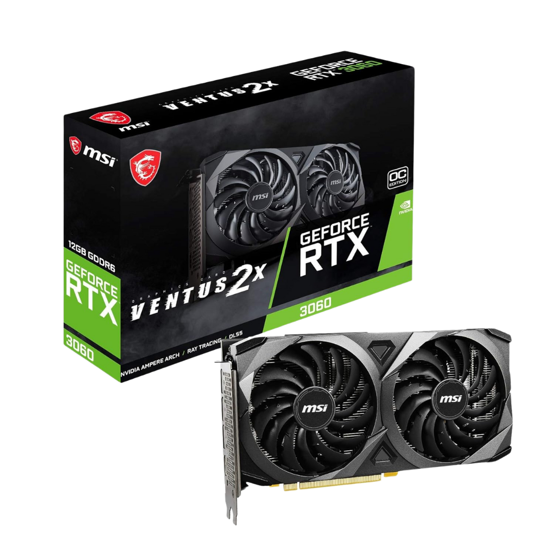 Msi Geforce RTX 3060 Ventus 2X OC LHR 12GB GDDR6 192-bit Gaming Graphics Card