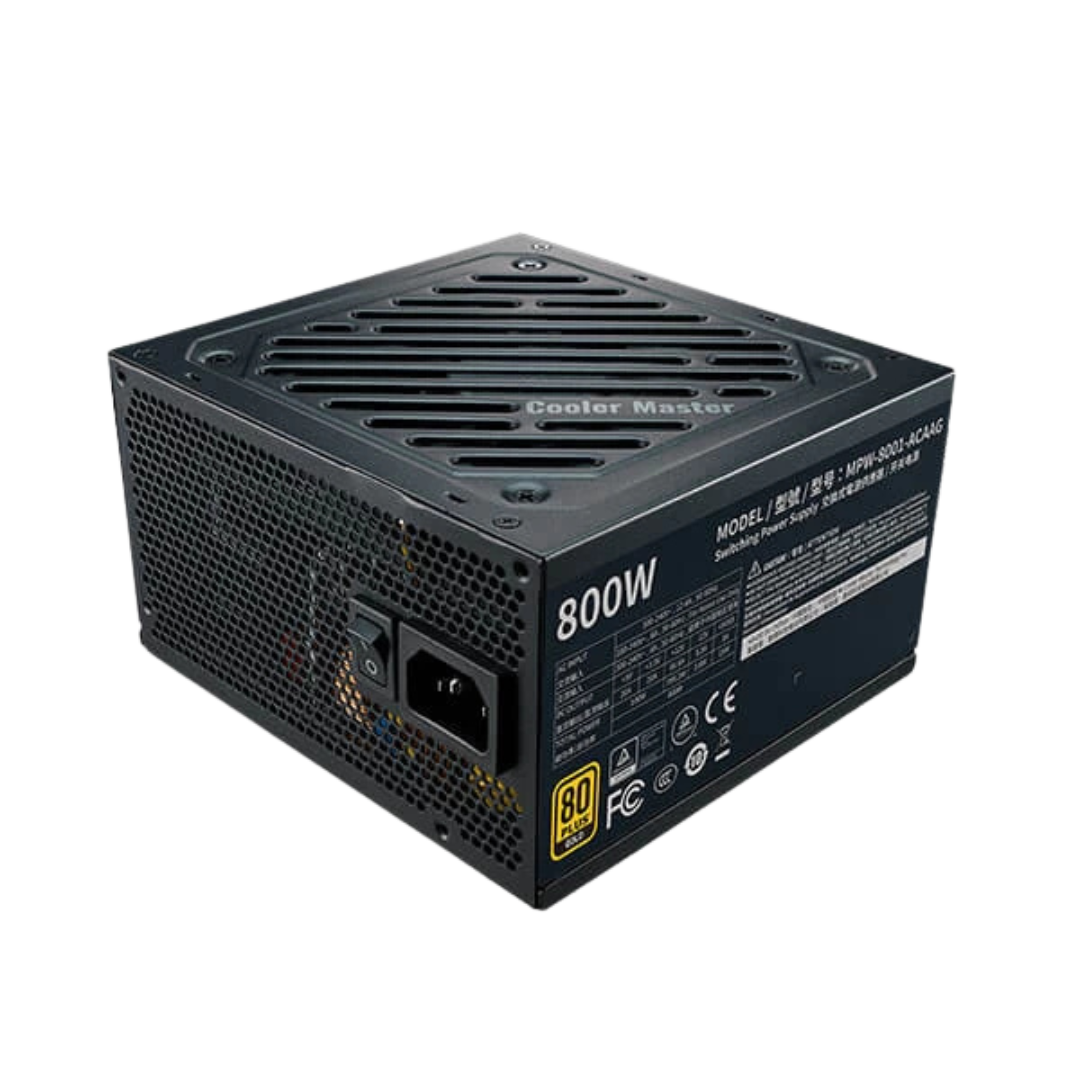 Cooler Master G800 SMPS - 800 Watt 80 Plus Gold Certification PSU With Active PFC