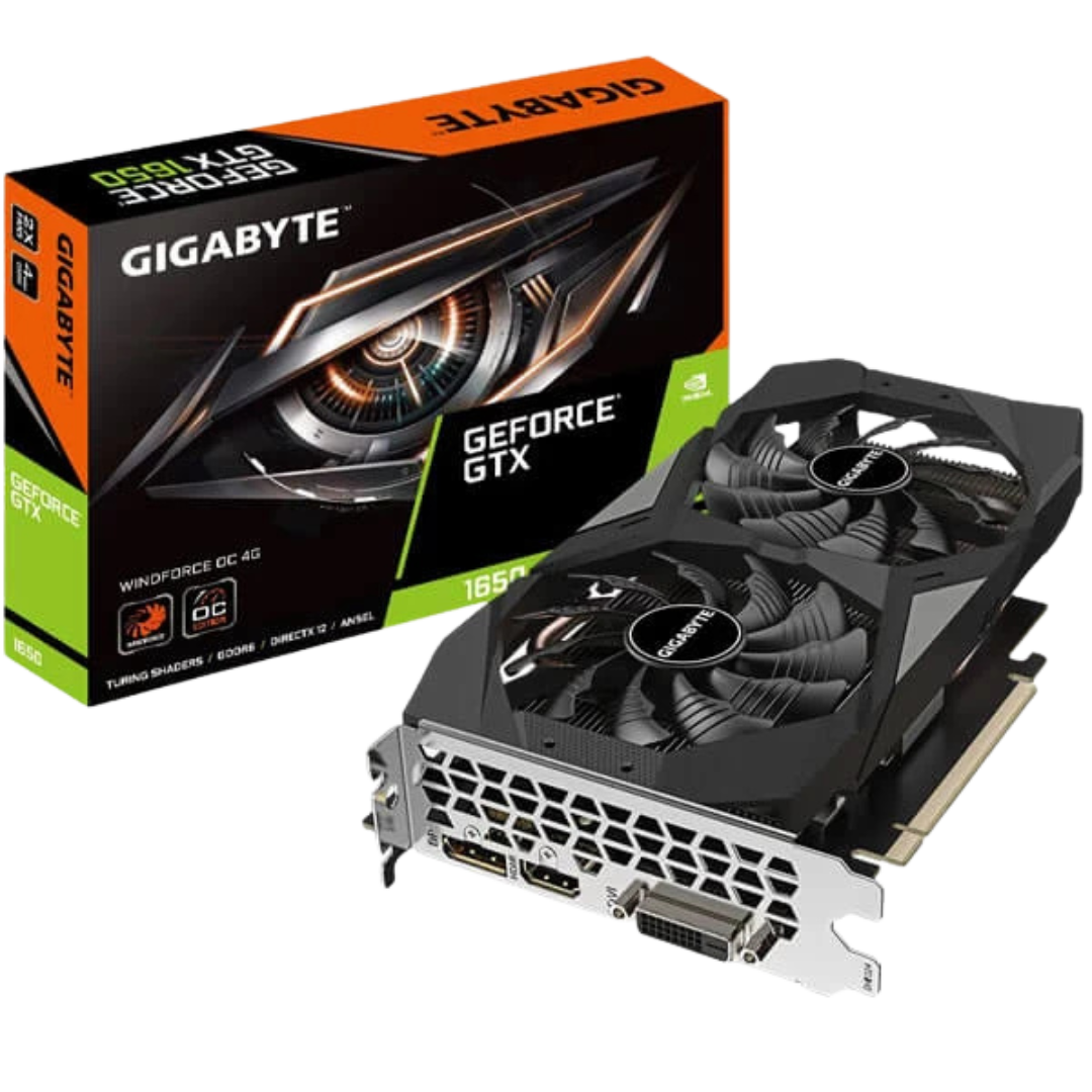 Gigabyte GeForce GTX 1650 D6 Windforce OC 4GB GDDR6 128-bit Gaming Graphics Card