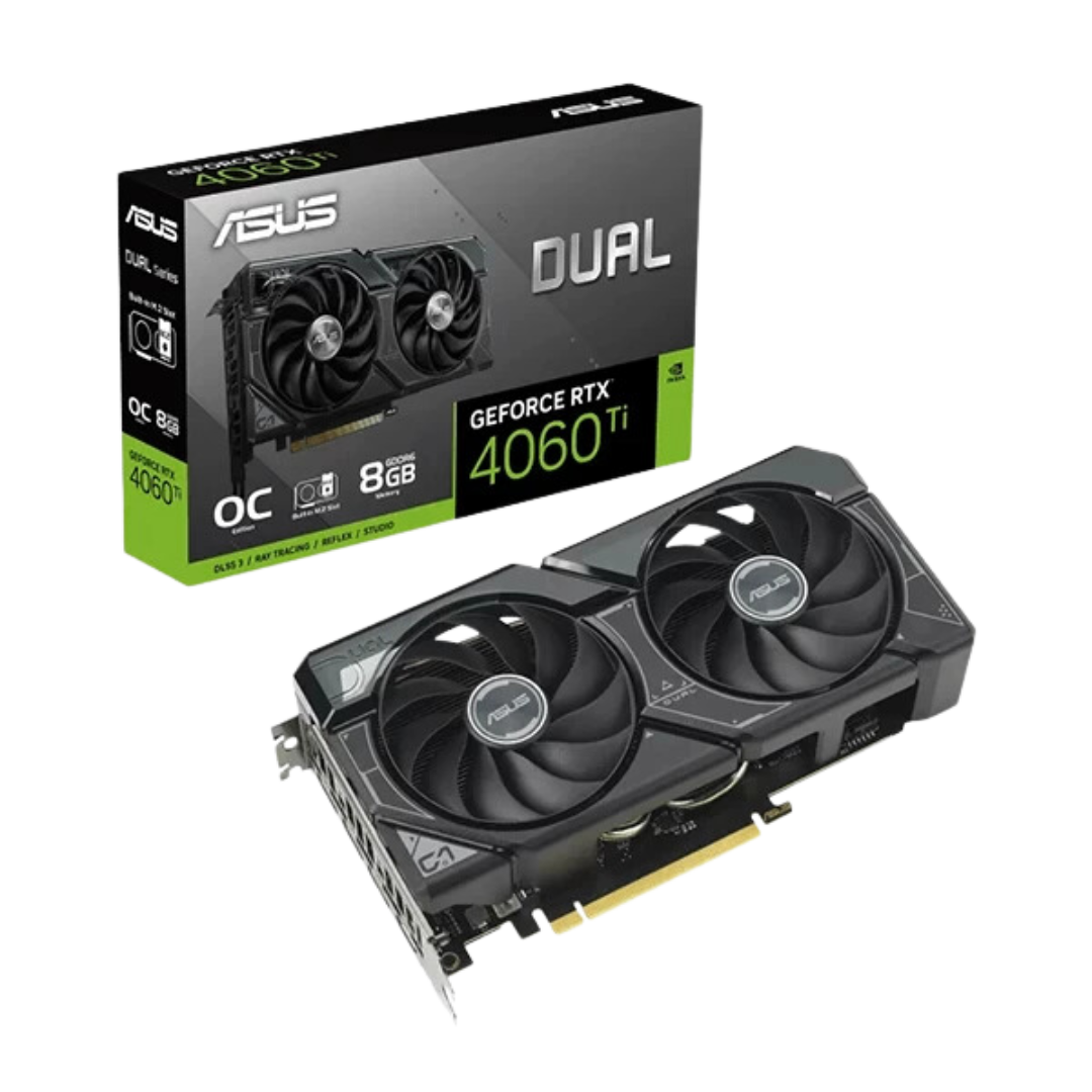 Asus Dual GeForce RTX 4060 Ti SSD OC Edition 8GB GDDR6 128-bit Graphics Card