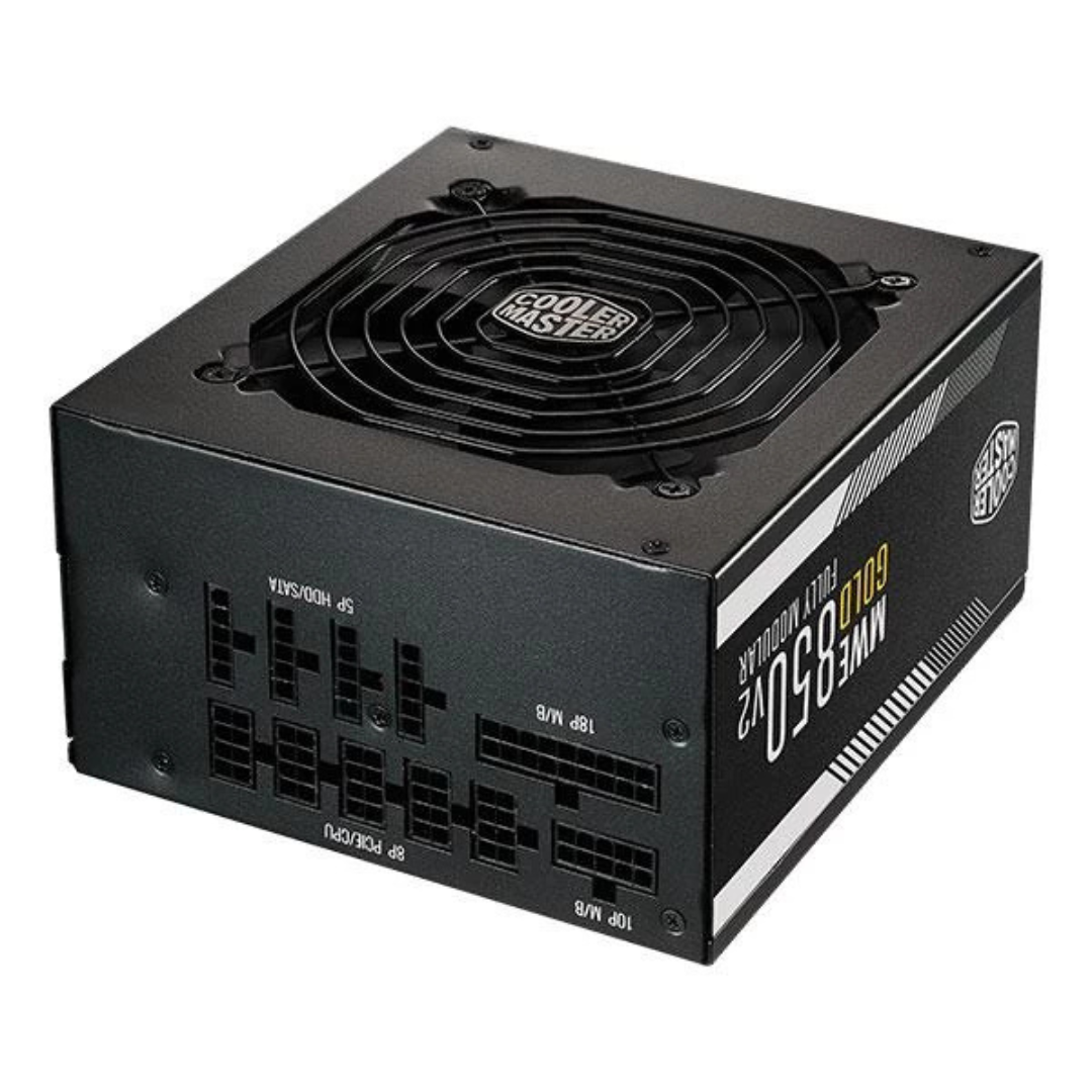 Cooler Master MWE 850 V2 SMPS - 850 Watt 80 Plus Gold Certification Fully Modular PSU With Active PFC