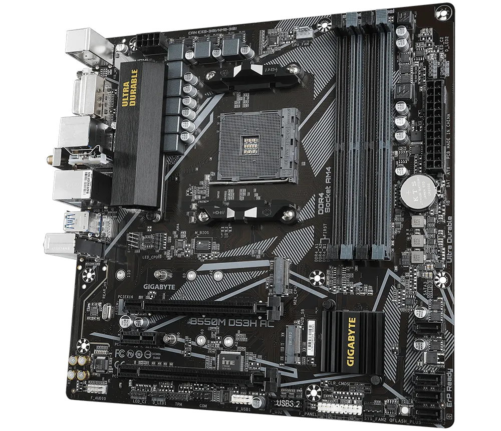 GIGABYTE B550M DS3HAC Motherboard