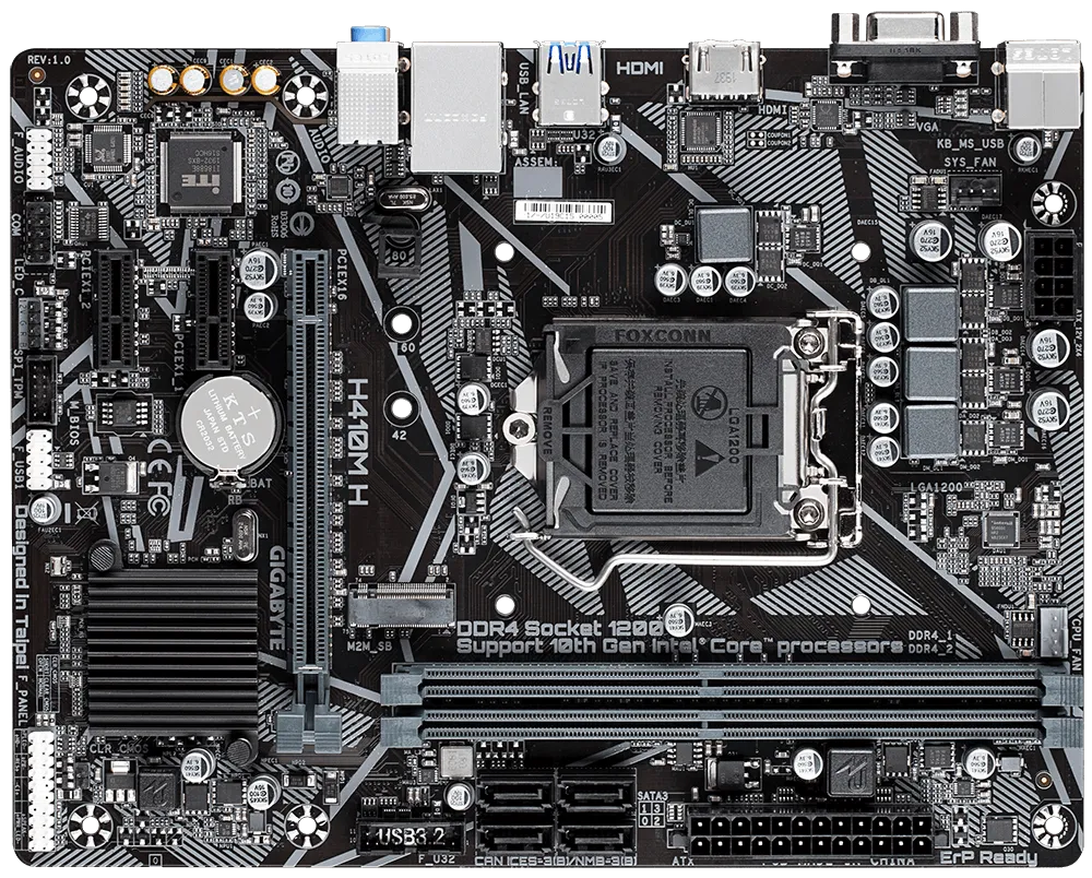 GIGABYTE H410 MH Motherboard