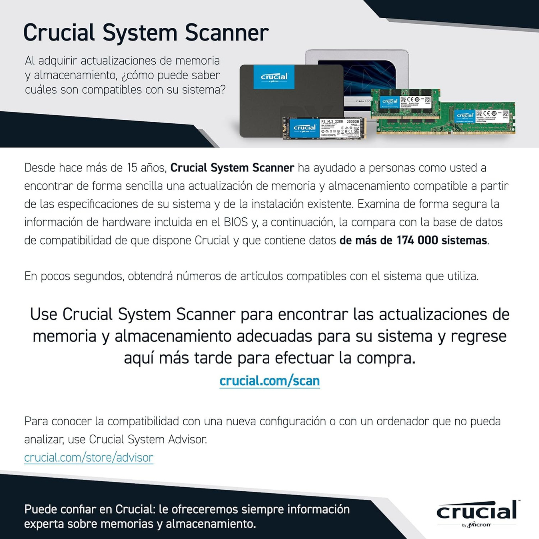 CRUCIAL RAM (Desktop) 16GB DDR4 2666 MHZ