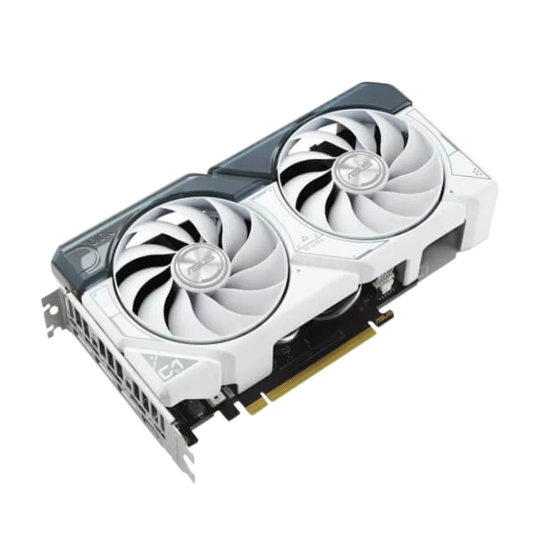 Asus Dual GeForce RTX 4060 White OC Edition 8GB GDDR6 128-bit Gaming Graphics Card