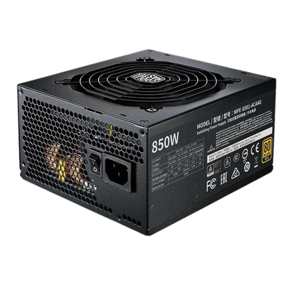 Cooler Master MWE 850 V2 SMPS - 850 Watt 80 Plus Gold Certification Fully Modular PSU With Active PFC