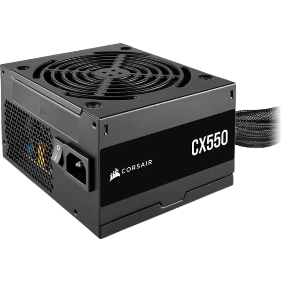 Corsair CX550 SMPS - 550 Watt 80 Plus Bronze Certification PSU with Active PFC (CP-9020277-IN)