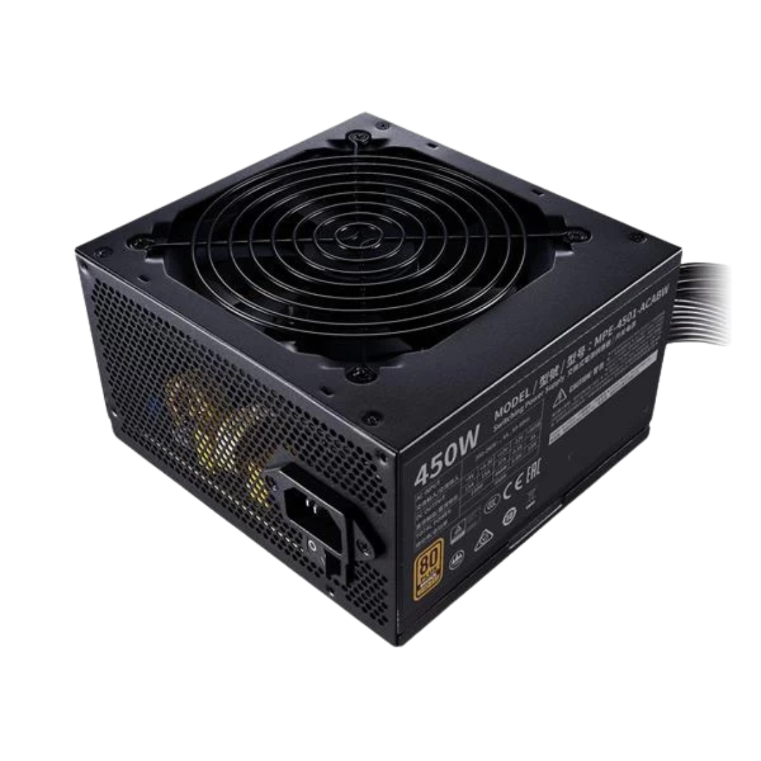 Cooler Master MWE 450 V2 230V SMPS - 450 Watt 80 Plus Bronze Certification PSU With Active PFC