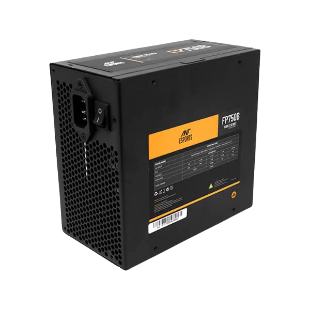 Ant Esports FP750B SMPS - 750 Watt 80 Plus Bronze Certification PSU with Active PFC