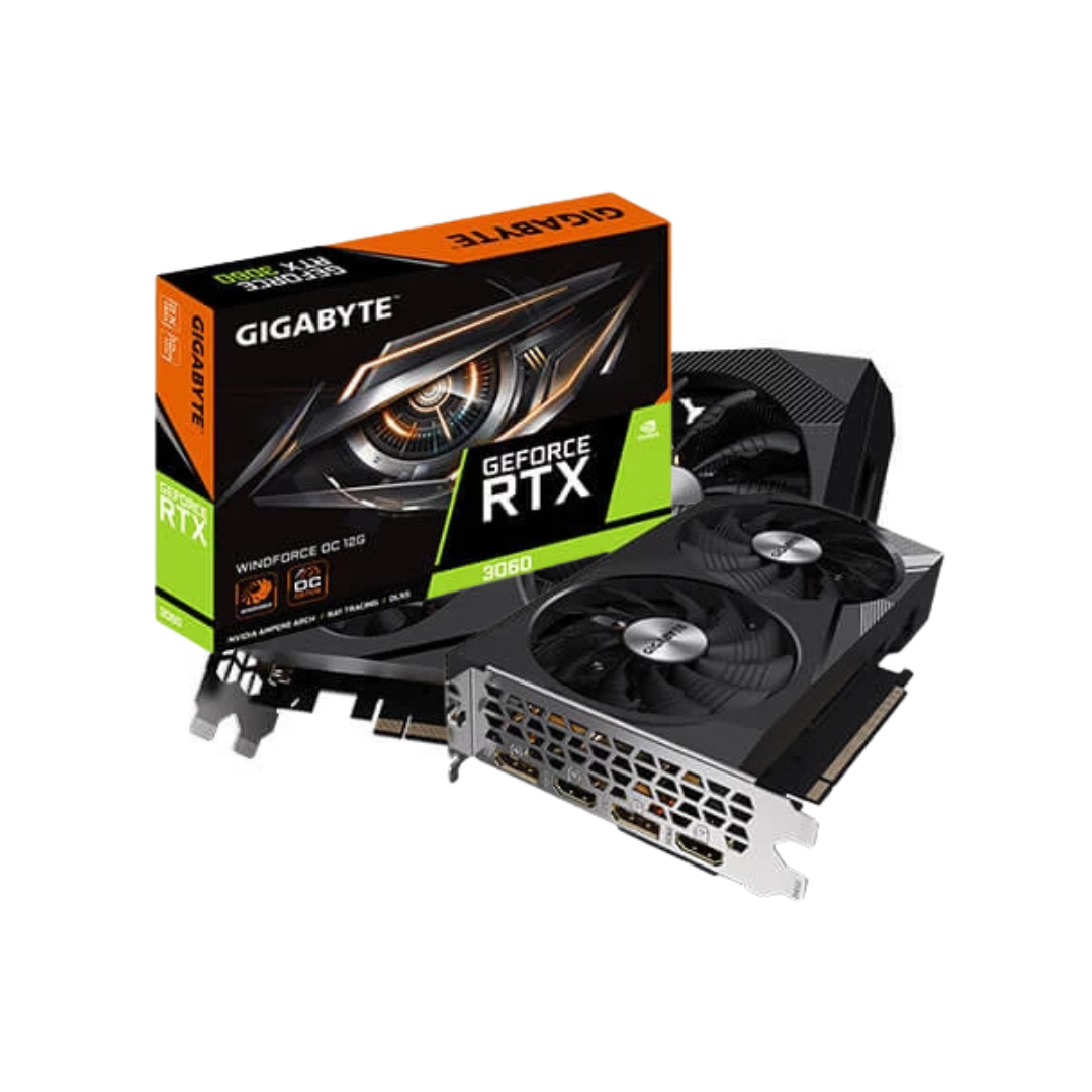 Gigabyte GeForce RTX 3060 Windforce OC 12GB GDDR6 192-bit Gaming Graphics Card