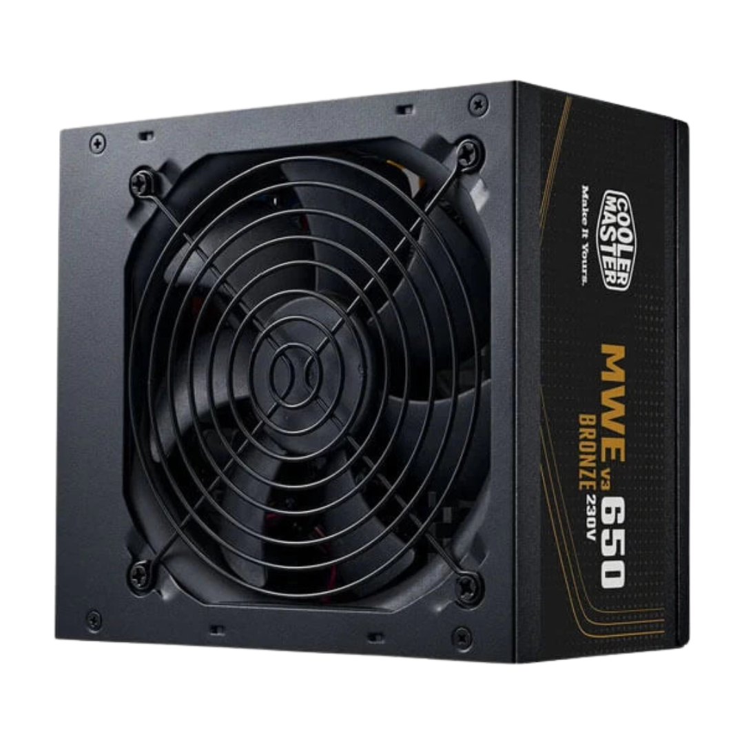 Cooler Master MWE Bronze 650 V3 230V ATX 3.1 SMPS - 650 Watt 80 Plus Bronze Certification PSU with Active PFC