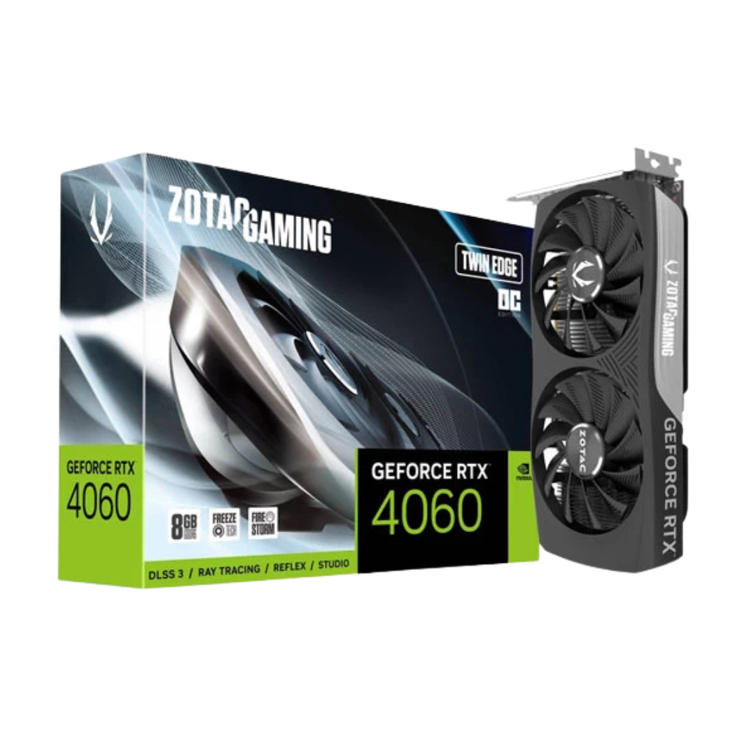 Zotac Gaming GeForce RTX 4060 Twin Edge OC 8GB GDDR6 128-bit Graphics Card