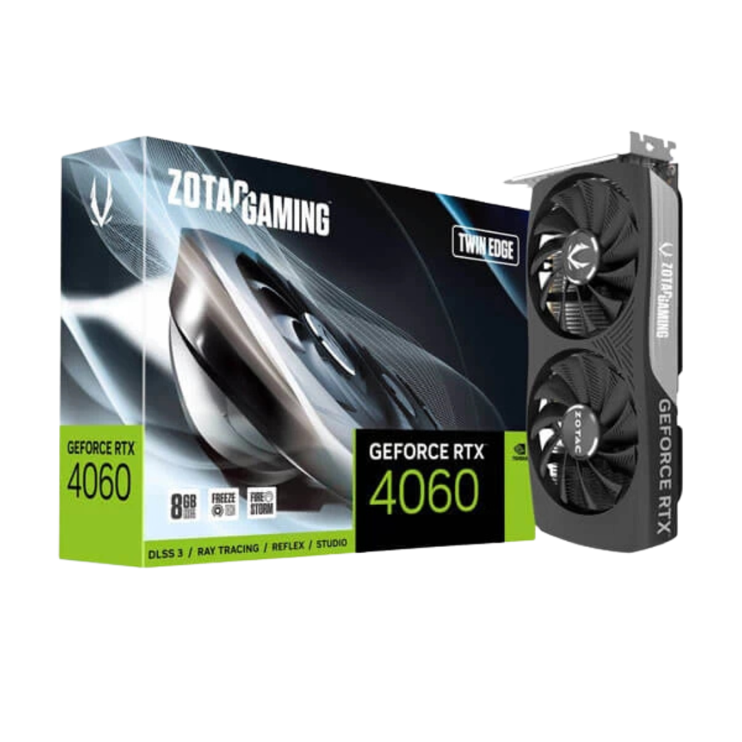 Zotac Gaming GeForce RTX 4060 Twin Edge 8GB GDDR6 128-bit Graphics Card