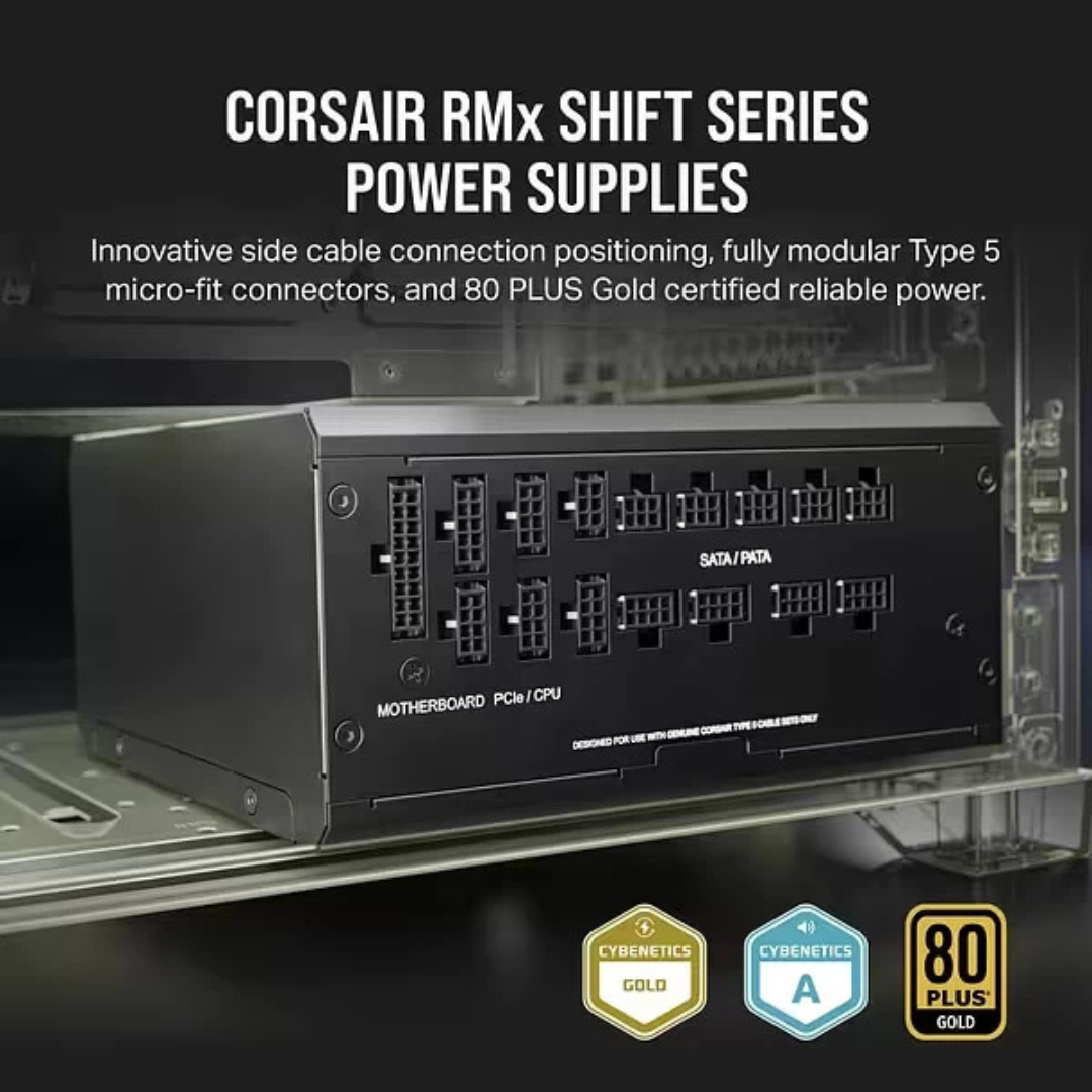 Corsair RM1200x Shift SMPS - 1200 Watt 80 Plus Gold Certification Fully Modular ATX PSU (CP-9020254-UK)