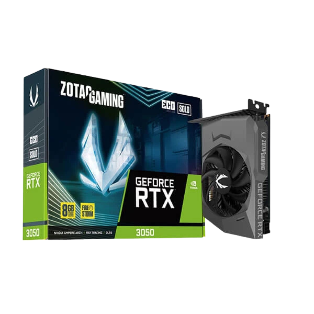 Zotac Gaming GeForce RTX 3050 Eco Solo 8GB GDDR6 128-bit Graphics Card