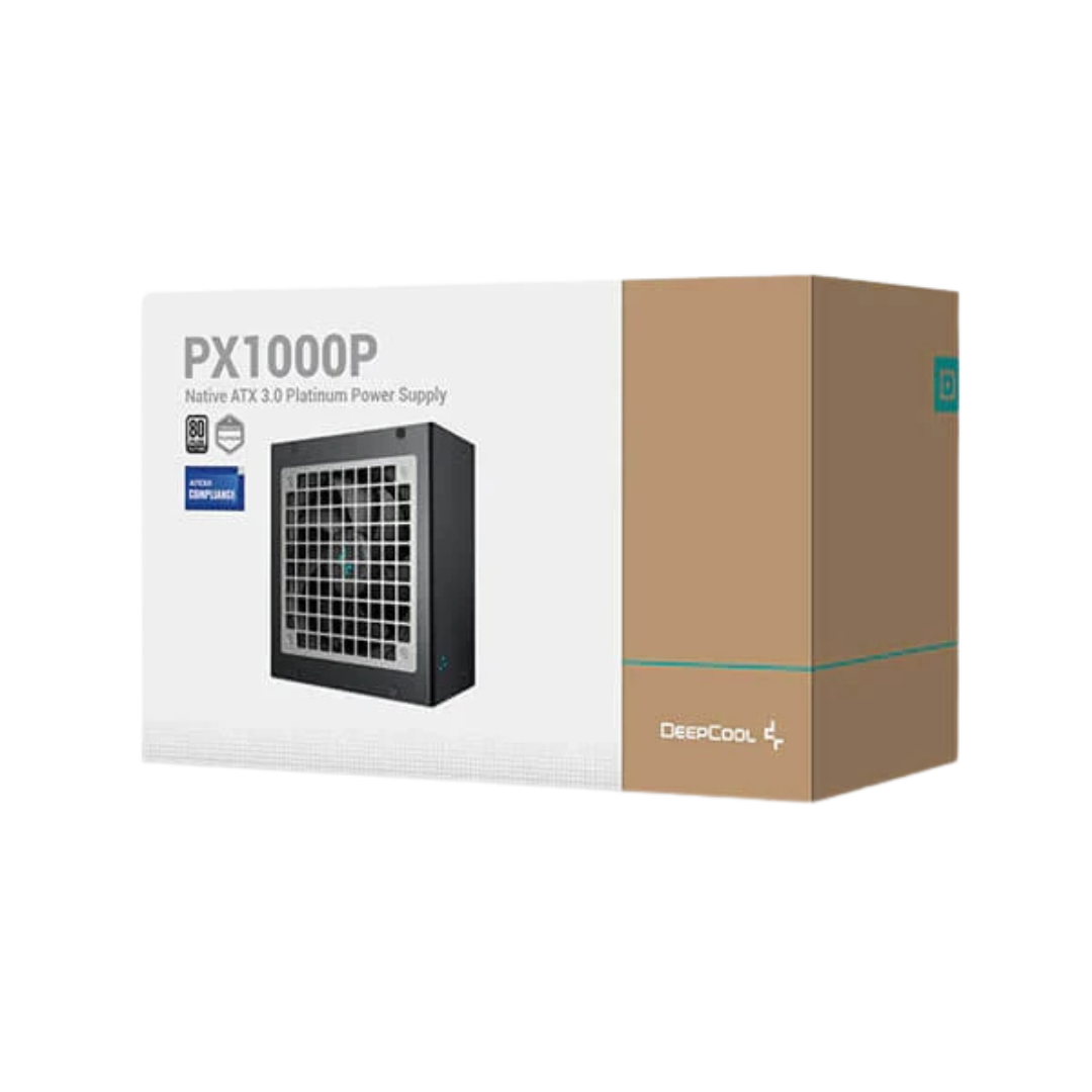 DeepCool PX1000P ATX 3.0 SMPS – 1000 Watt 80 Plus Platinum Certification Fully Modular PSU with Active PFC