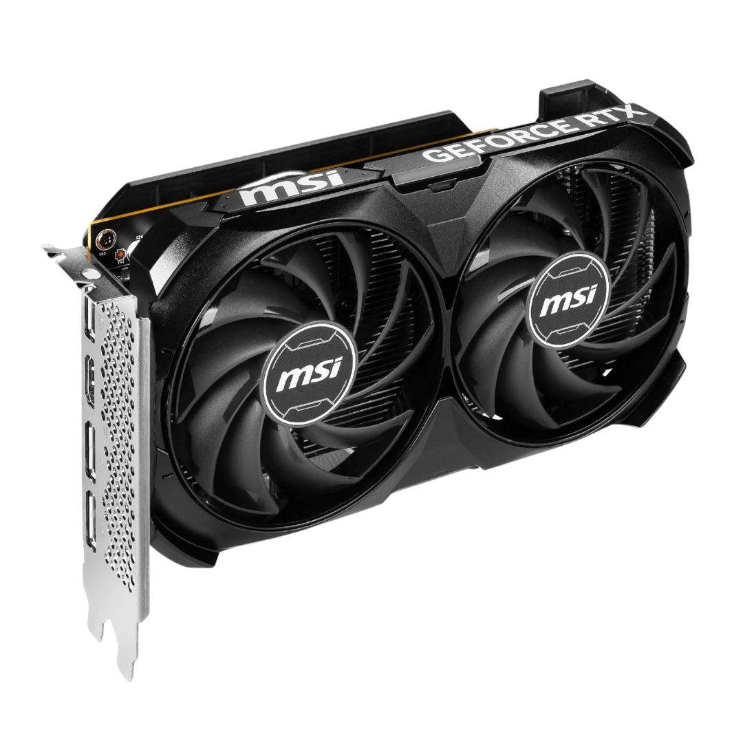 MSI GeForce RTX 4060 Ti Ventus 2X Black OC 8GB GDDR6 128-bit Gaming Graphics Card