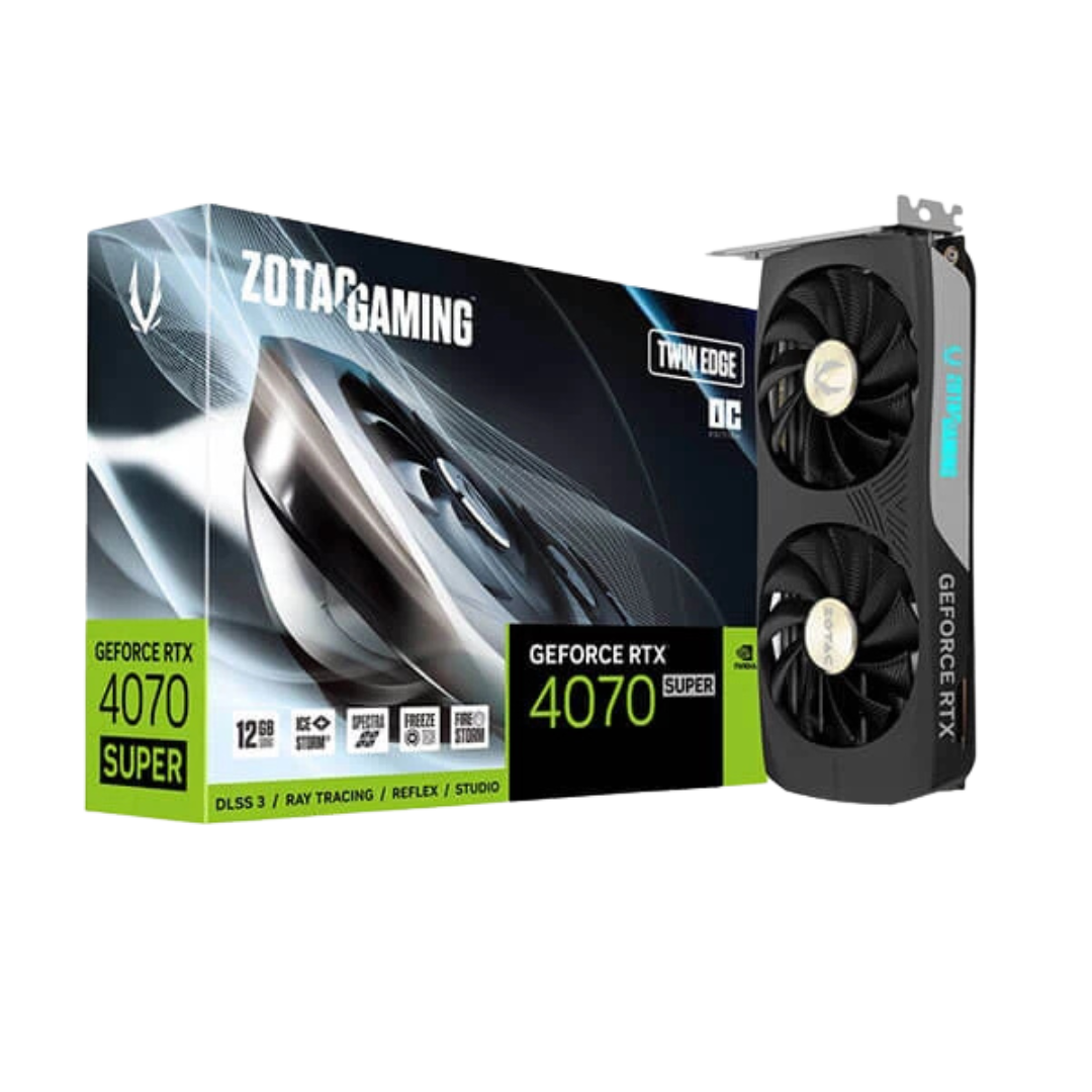 Zotac Gaming GeForce RTX 4070 Super Twin Edge OC 12GB GDDR6X 192-bit Graphics Card