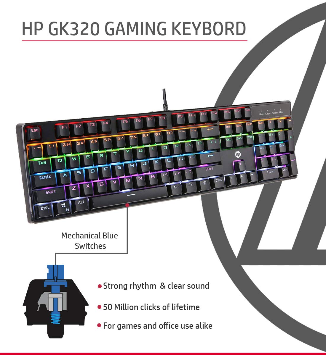 MECHANICAL GAMING KEYBOARD GK320