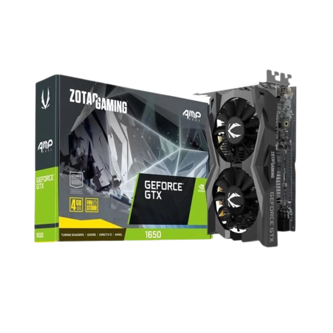 Zotac Gaming GeForce GTX 1650 AMP Core 4GB GDDR6 128-bit Graphics Card (ZT-T16520J-10L)