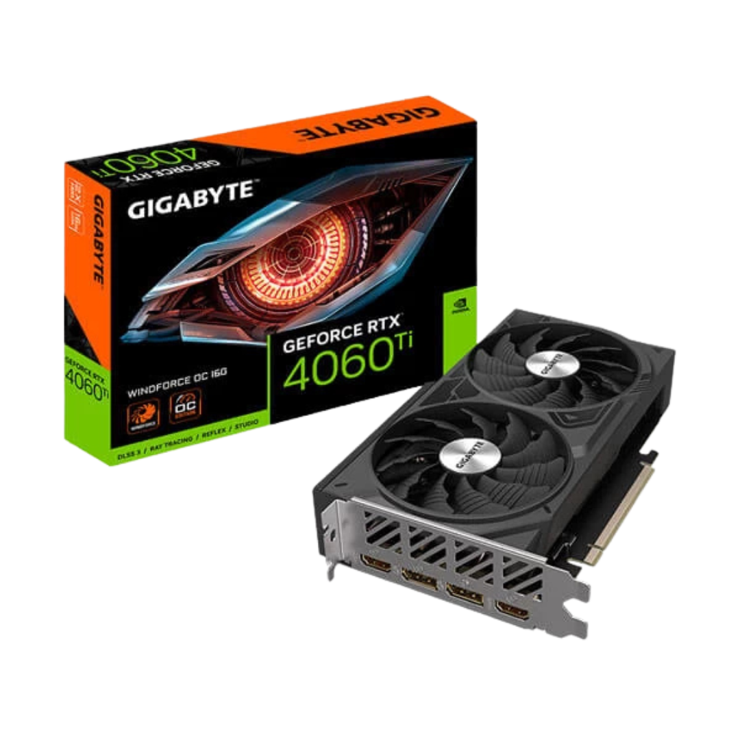 Gigabyte GeForce RTX 4060 Ti Windforce OC 16GB GDDR6 128-bit Gaming Graphics Card