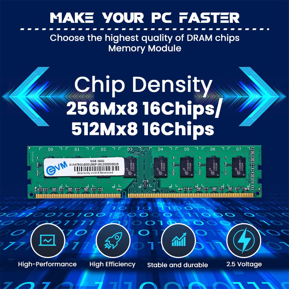 EVM RAM (Desktop) 8GB DDR3 1600MHZ