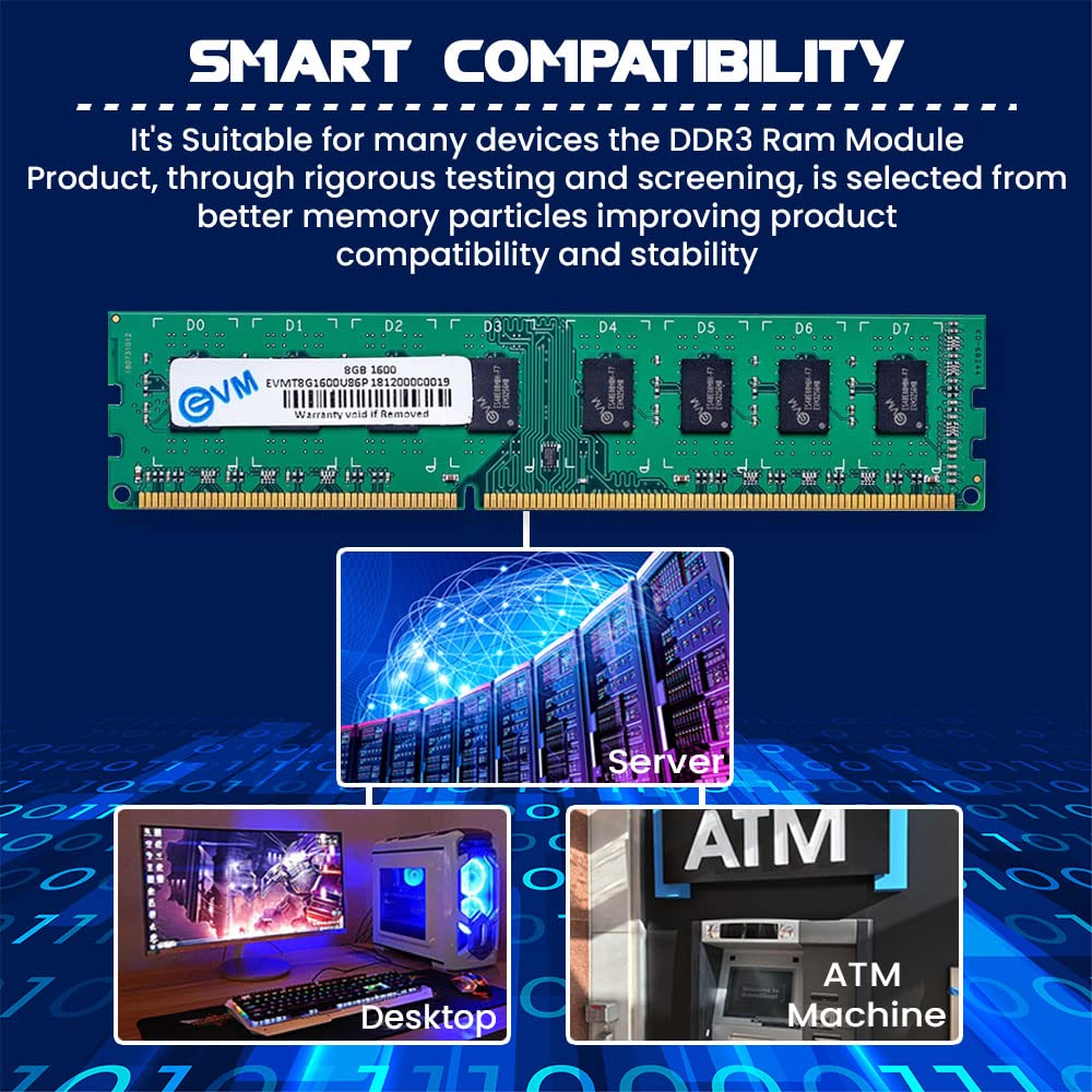 EVM RAM (Desktop) 8GB DDR3 1600MHZ