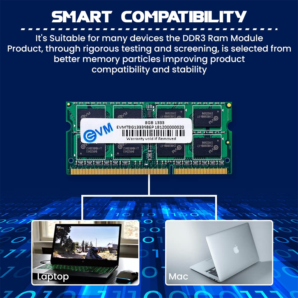 EVM RAM (Laptop) 8GB DDR3 1333 MHZ