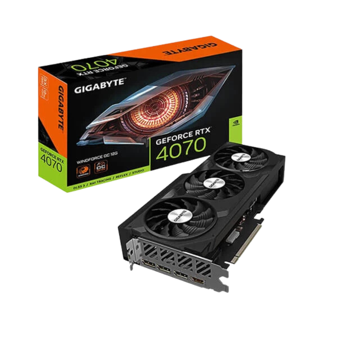 Gigabyte GeForce RTX 4070 Windforce OC 12GB GDDR6X 192-bit Gaming Graphics Card