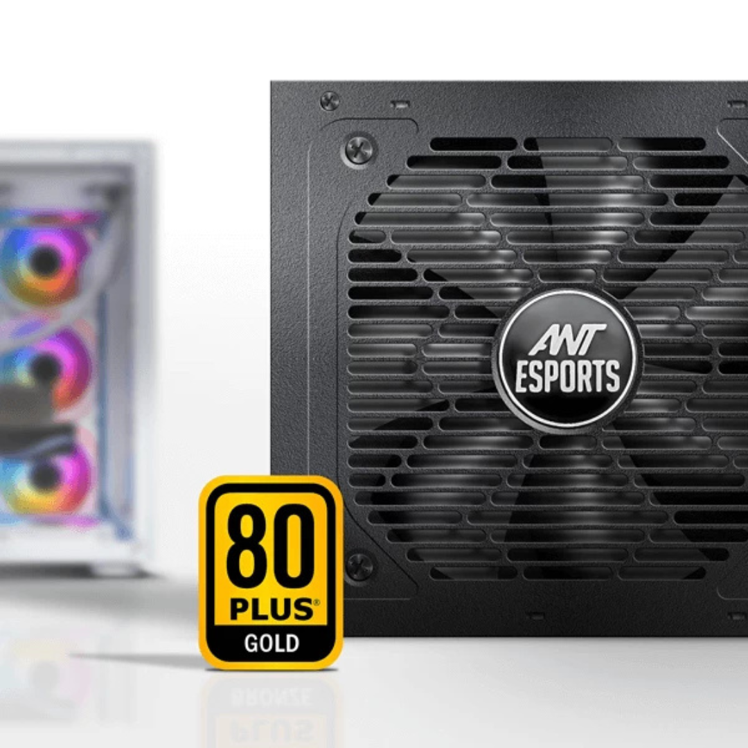 Ant Esports FG850 SMPS - 850 Watt 80 Plus Gold Certification PSU with Active PFC