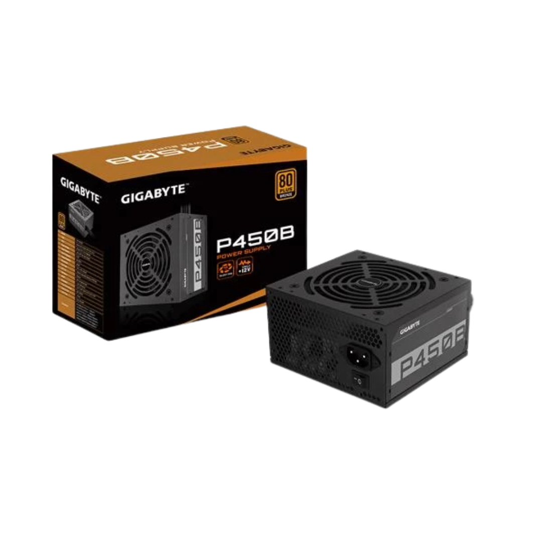 GIGABYTE P450B SMPS - 450 Watt 80 Plus Bronze Certification PSU With Active PFC