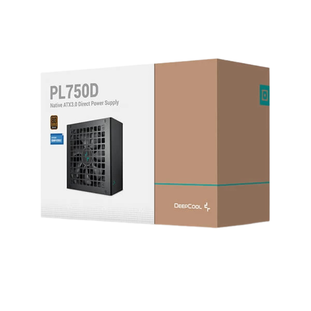 DeepCool PL750D ATX 3.0 SMPS - 750 Watt 80 Plus Bronze Certification PSU With Active PFC