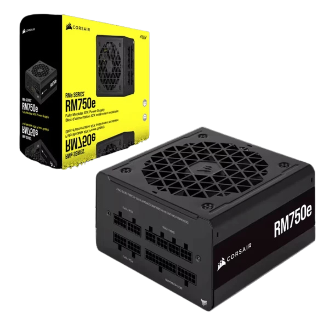 Corsair RM750e SMPS - 750 Watt 80 Plus Gold Certification Fully Modular ATX 3.0 PSU (CP-9020262-IN)