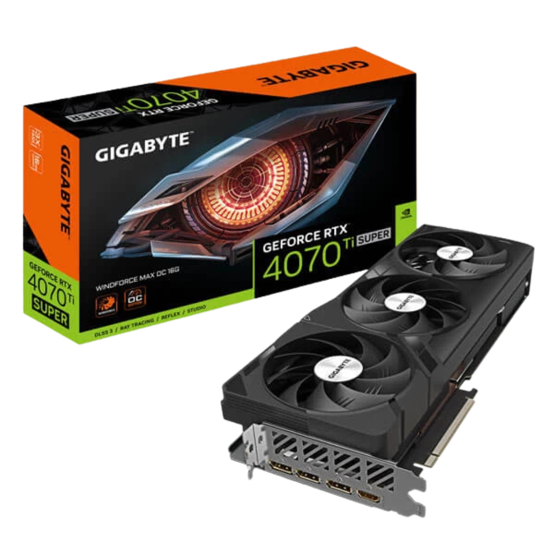 Gigabyte GeForce RTX 4070 Ti Super Windforce Max OC 16GB GDDR6X 256-bit Gaming Graphics Card