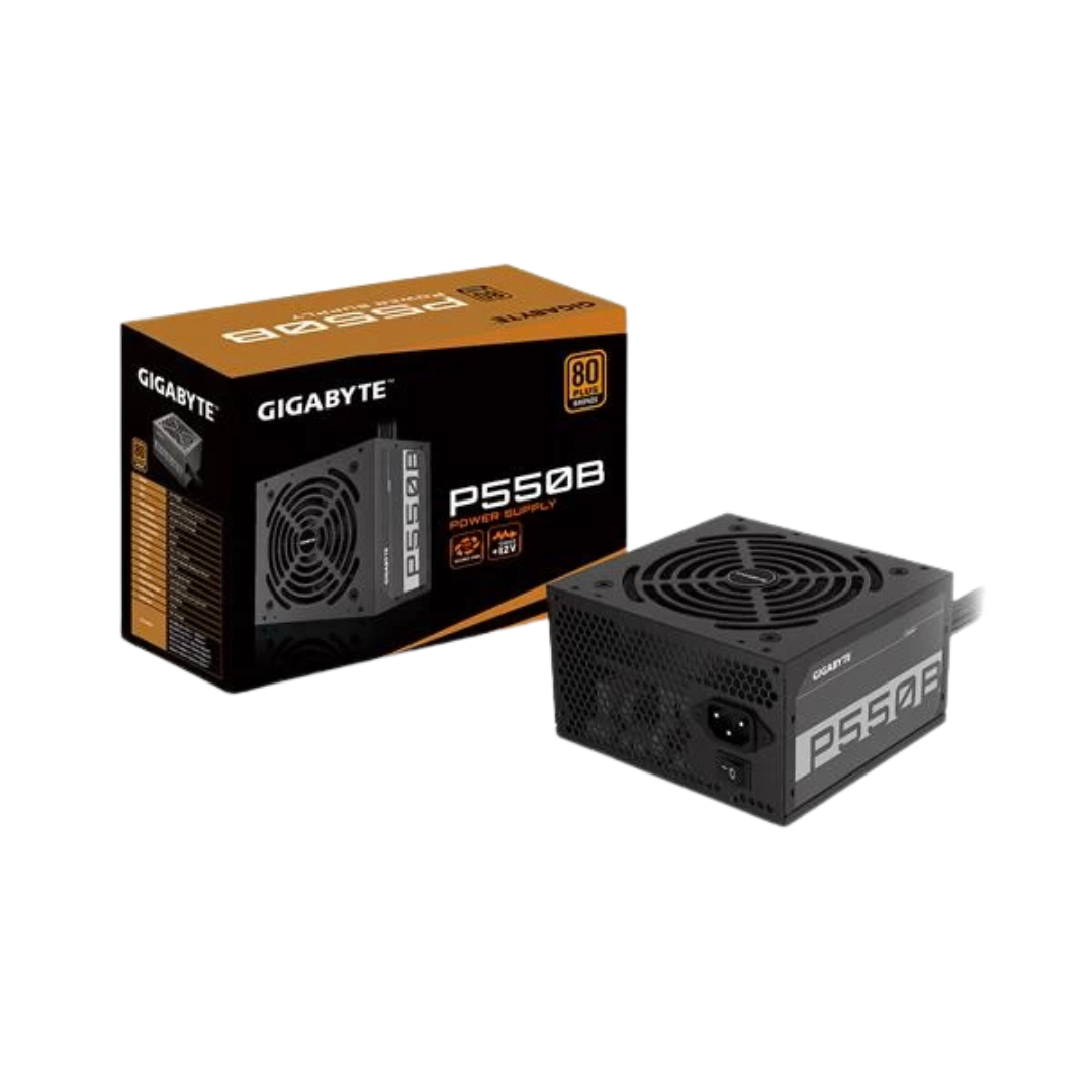 GIGABYTE P550B SMPS - 550 Watt 80 Plus Bronze Certification PSU With Active PFC