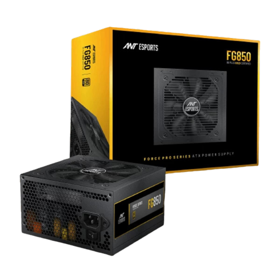 Ant Esports FG850 SMPS - 850 Watt 80 Plus Gold Certification PSU with Active PFC