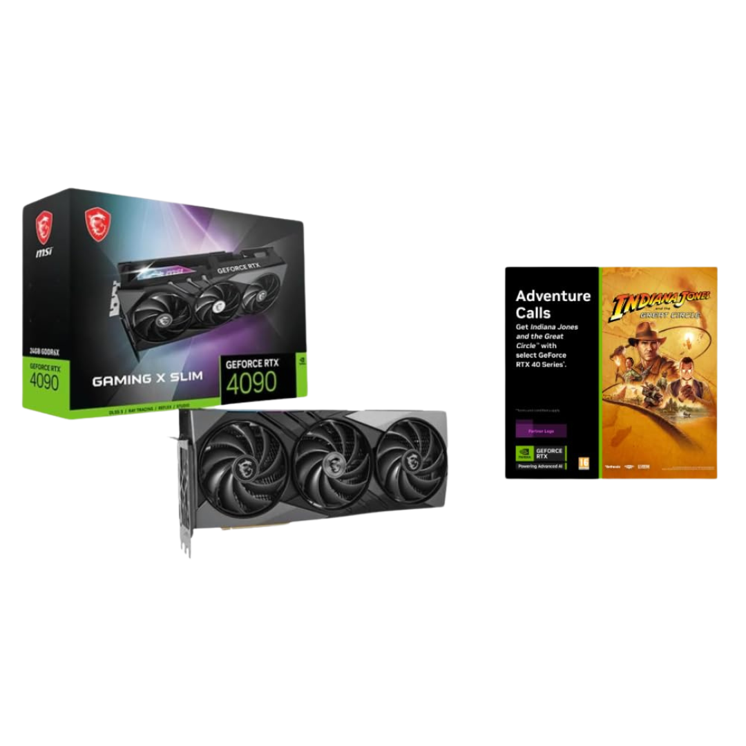 MSI GeForce RTX 4090 Gaming X Slim 24GB GDDR6X 384-bit Graphics Card